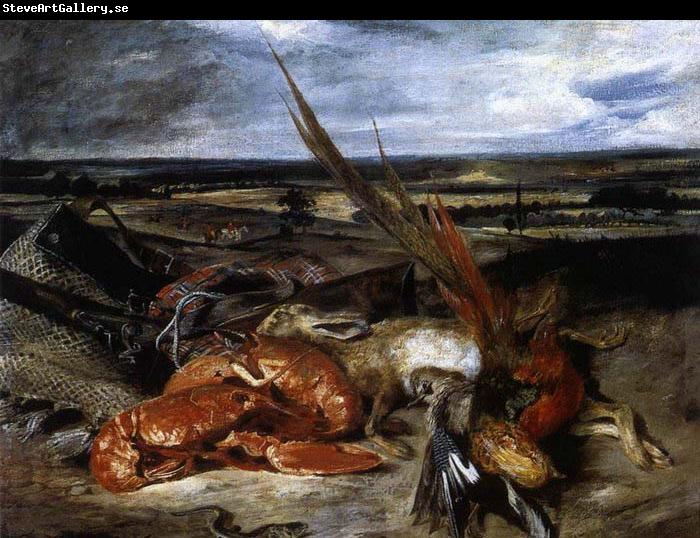 Eugene Delacroix Still-Life with Lobster